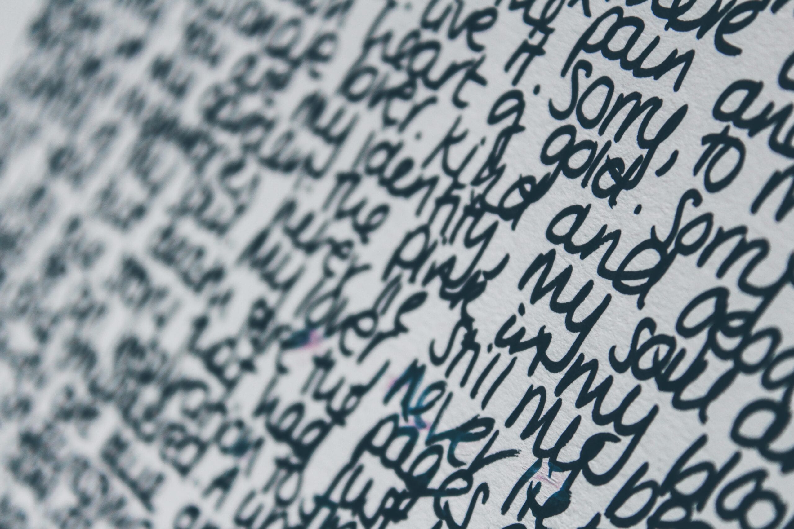 If you mean it, put it in writing